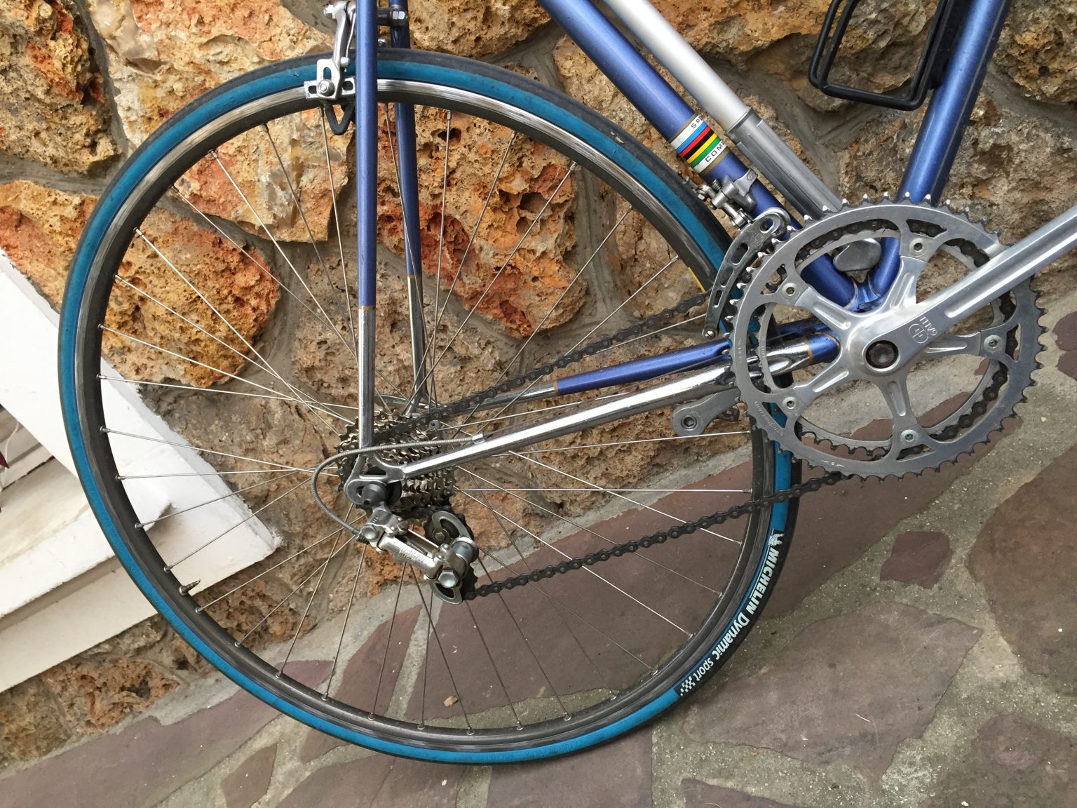 A classic road bike made by Bernard Carré. Simple and elegant